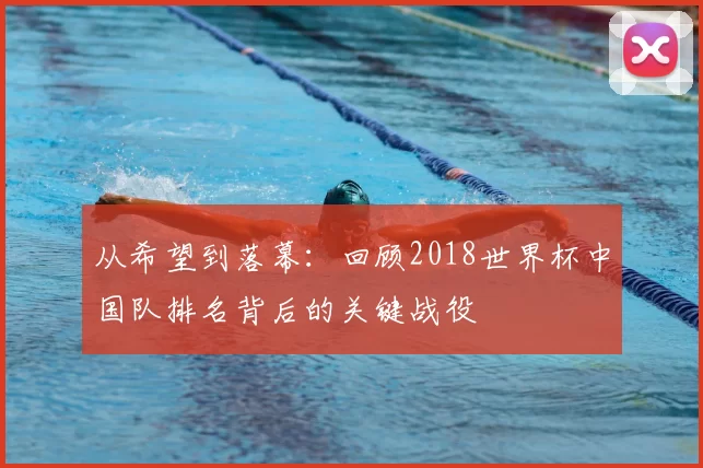 从希望到落幕：回顾2018世界杯中国队排名背后的关键战役