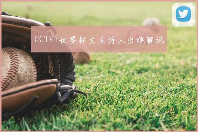 CCTV5世界杯女主持人出镜解说