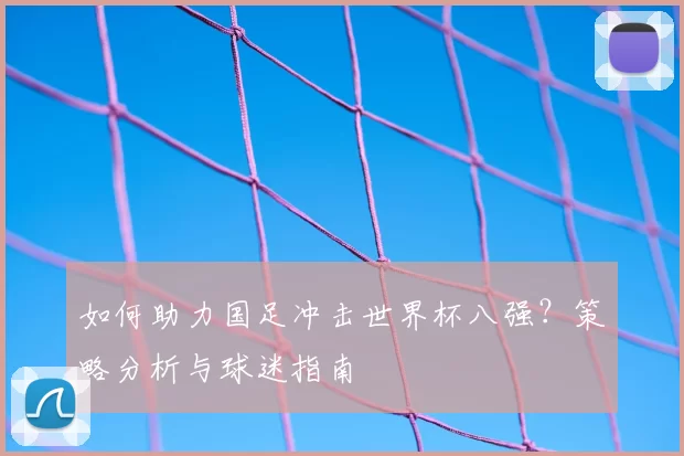 如何助力国足冲击世界杯八强？策略分析与球迷指南