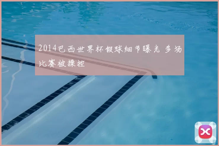 2014巴西世界杯假球细节曝光 多场比赛被操控